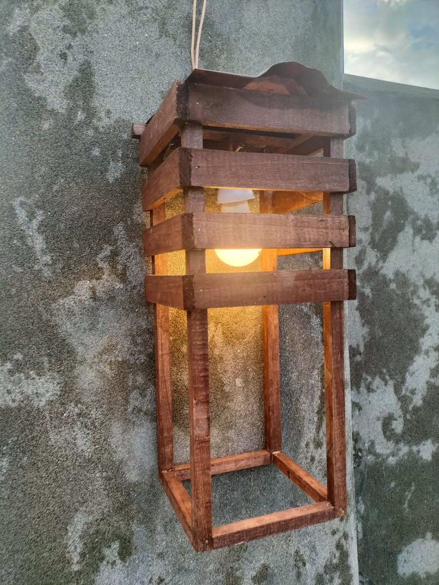 handmade lamp post